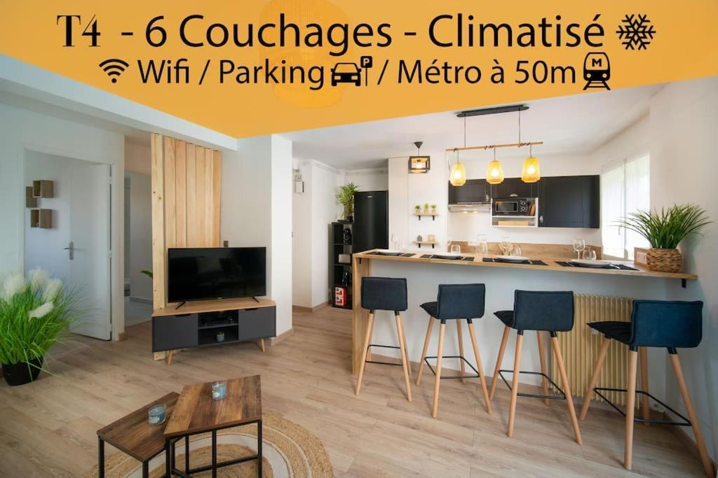 Fully Equipped Apartment With Parking 6 Beds Marselha Exterior foto